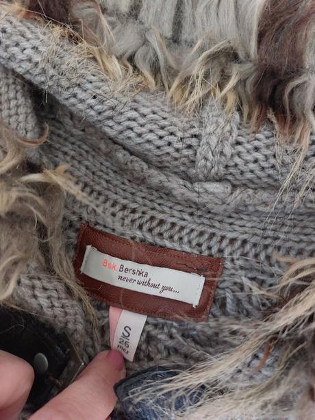 Elegantné pončo bershka, bershka,s