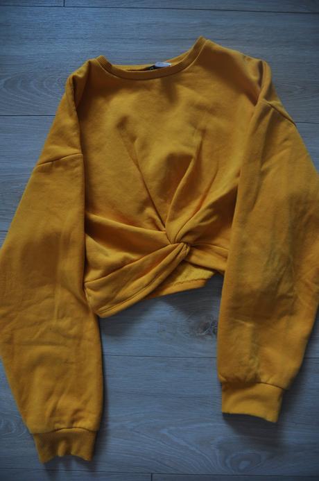 Crop mikina, h&m,xs