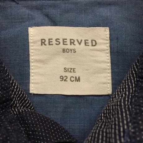 Košeľa roll-up chlapčenská reserved č.92, 1,5-2y, reserved,92