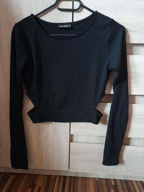 Rebrovaný top a výkrojmi, tally weijl,m