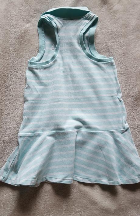 Zelené pruhované šaty ralph lauren vel. 4t, ralph lauren,110