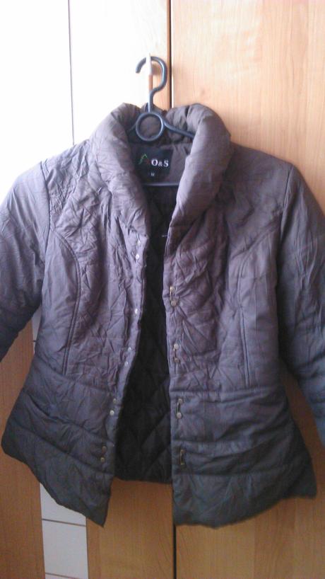 Hnedá dámska zimná bundička, m