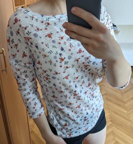 Kvietkovaná blúzka, terranova,xs