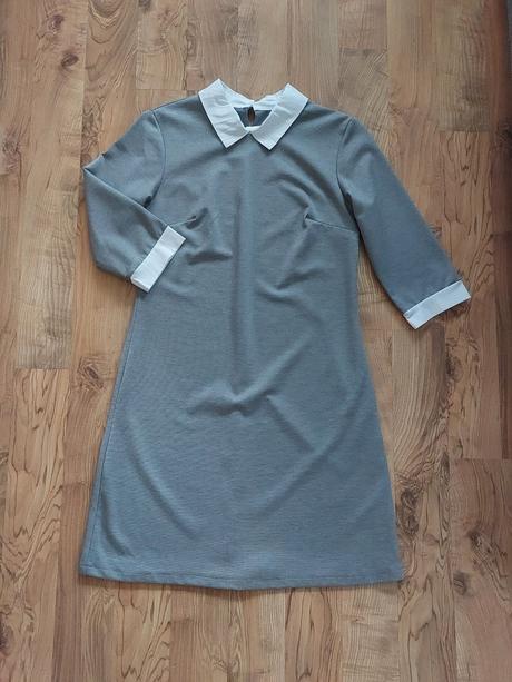 Dámske šaty s golierom, l / m / s