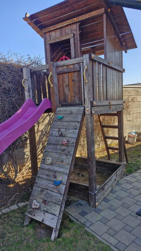 Detský domček na záhradu poschodový, 