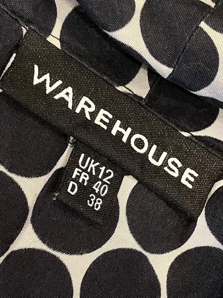 Dámska bodkovaná blúzka, warehouse,l