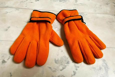 Lyžiarske flisové rukavice thinsulate, 