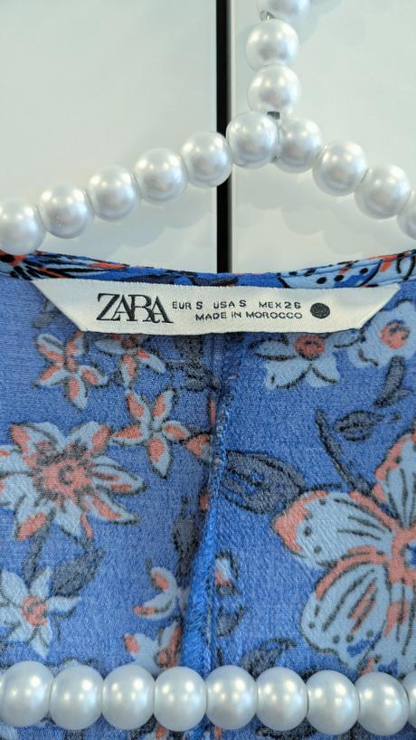 Modré zavinovacie šaty zara, zara,s