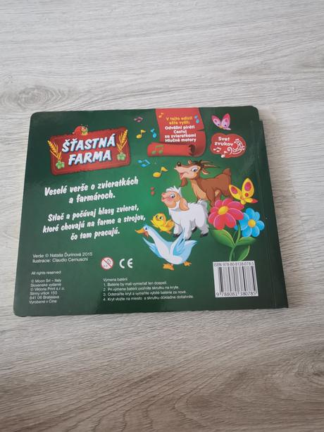 Kniha šťastná farma so zvukmi, 