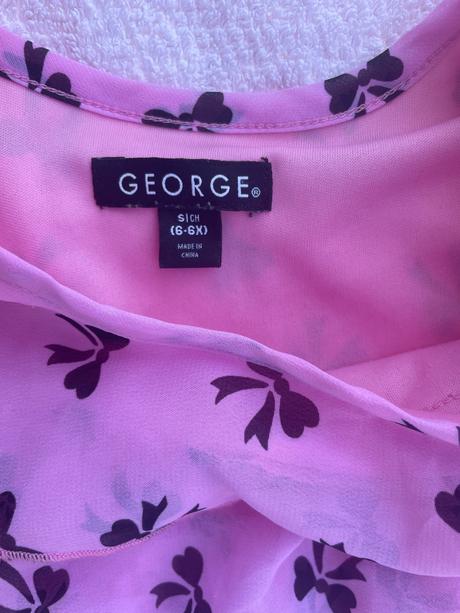 Šaty s mašličkami, george,116