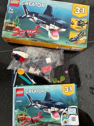 Lego creator 31088 hlbokomorské stvorenia,