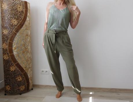 Nohavice dámske letné bavlnené, s,, tom tailor,s