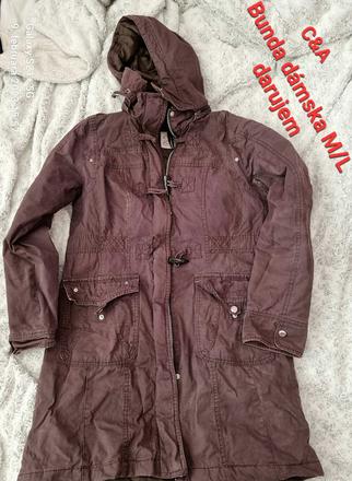 Bunda zimná  m darujem, c&a,m