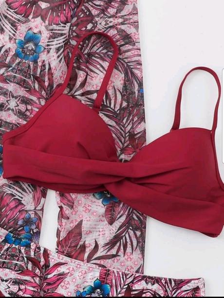 Bikiny pusch-up +kimono, l / m / s