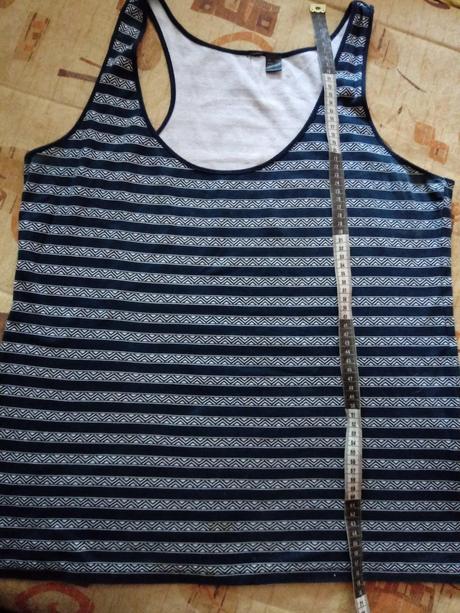 Pásikavy top 44/46, h&m,xl