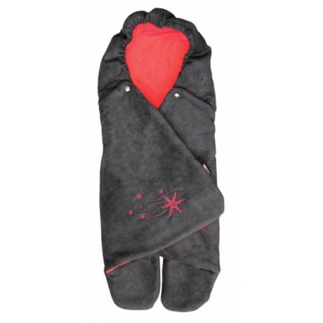 Zavinovačka zoe - antracit/červená,