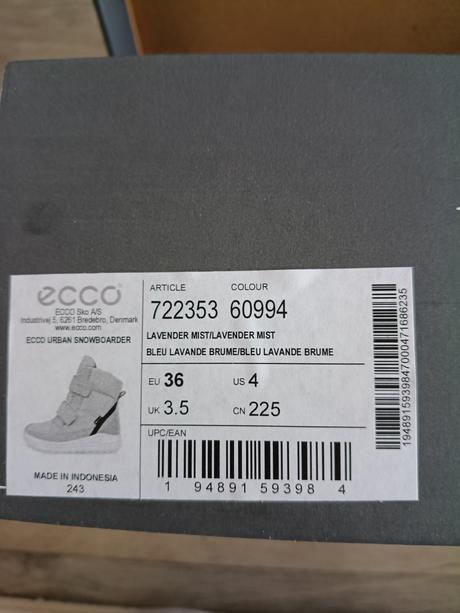 Zimné topánočky ecco gore tex, ecco,36