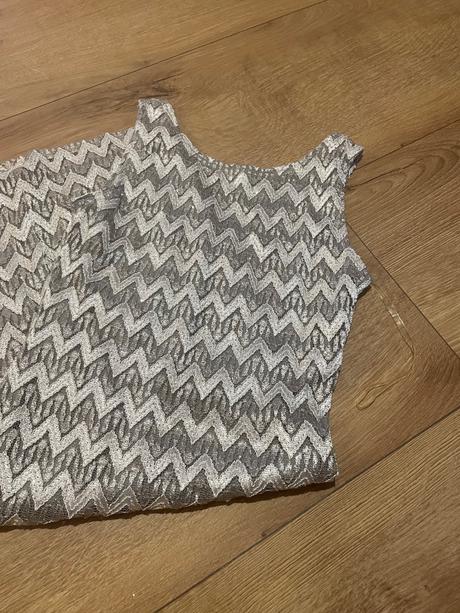 Strieborne šaty, xs