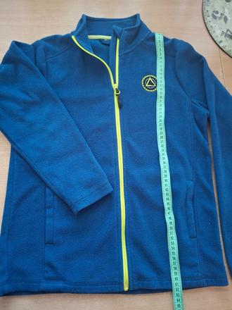 Mikina ns zips modrá, crivit,158