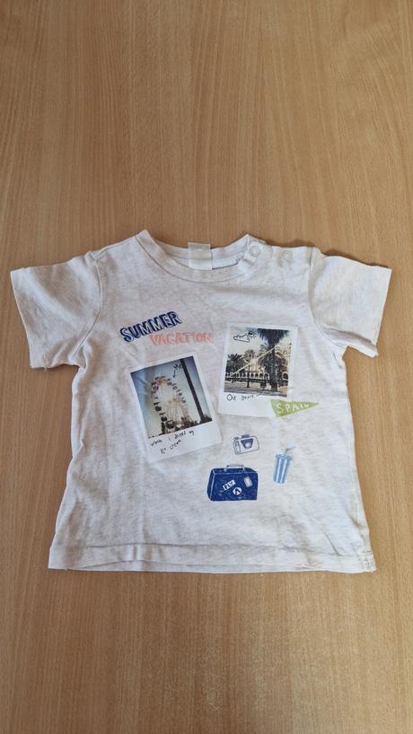 Tričko s krátkym rukávom  veľ. 74 cm, h&m,74