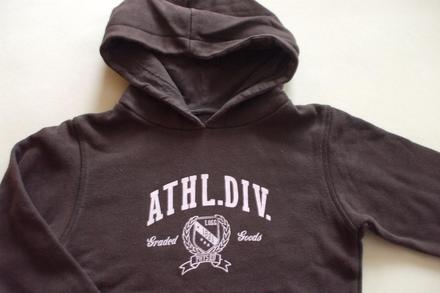 Mikina s ružovou aplikáciou, h&m,116