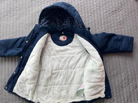 Zimná dievčenská bunda - 3v1, sergent major,122