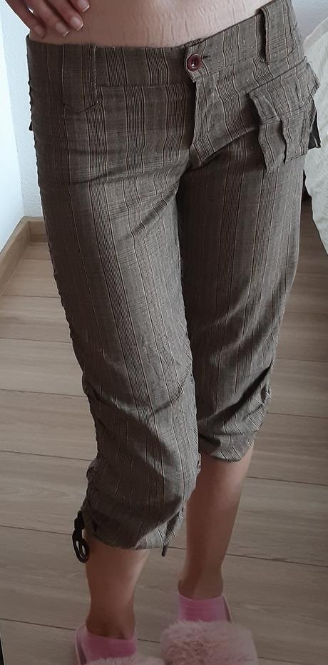 Hnede 3/4 nohavice, m