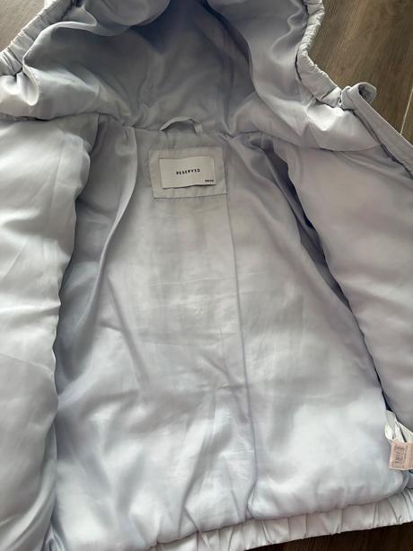 Jarná kratšia bledomodrá bundička, reserved,128