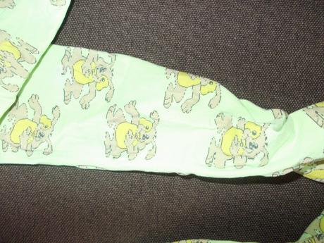 Zelené šaty 86 + silonky, h&m,86