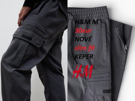 Cargo nohavice hm (kapsáče), h&m,l / m