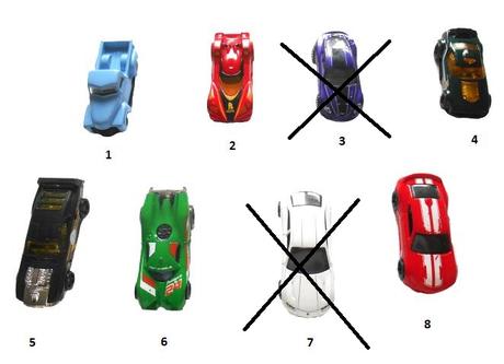 Autíčka hotwheels 3,