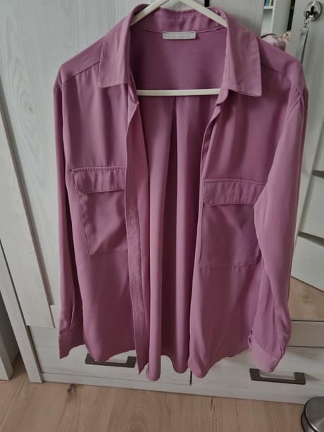 Bluzka staroruzova ale ziva pekna farba m,l, m