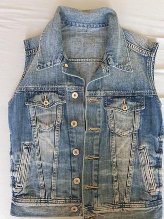 Vesta džinsová pepe jeans, pepe jeans,s