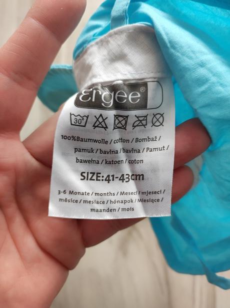 Letná čiapka 3/6 mes., ergee,62