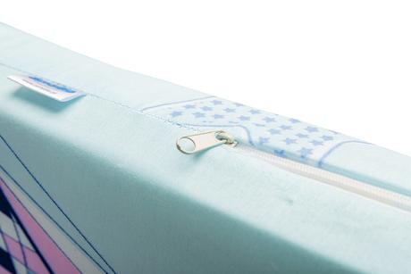 Sensillo vložky do postieľky molitán modrý hr.6 cm, šírka (cm): 60,dĺžka (cm): 120