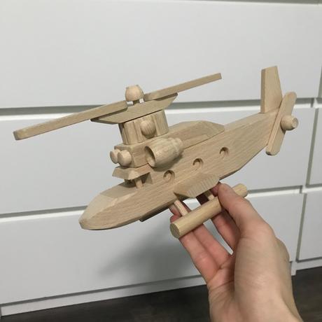 Drevený vrtuľník, 