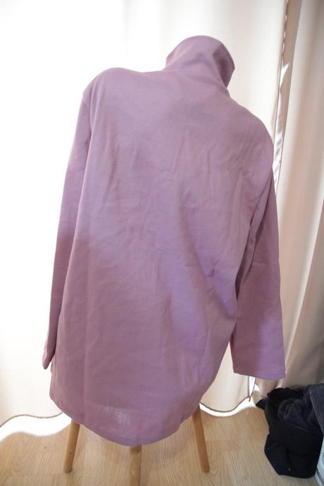 Ružovo fialový kabát, xxl, xxl