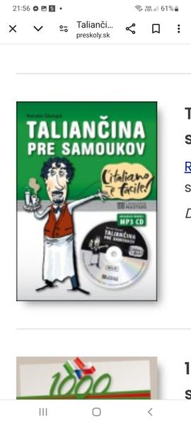 Kniha Taliančina pre samoukov: Kde ju kúpiť?