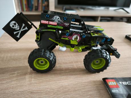 Lego technic 42118 monster jam grave digger, 