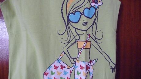 Tričko s dievčenským motývom, cherokee,134