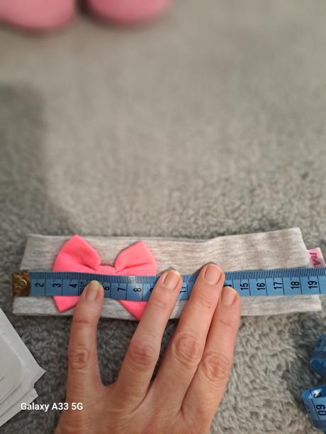 Čiapočka s mašľou, obvod 22-24x2cm, čelenka, rada,80