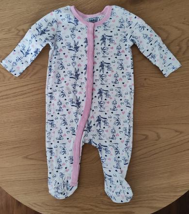 Pyžamko dupačky, lupilu,56