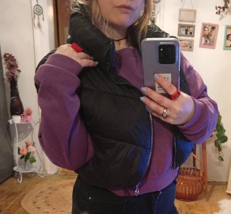 Crop vesta, stradivarius,l