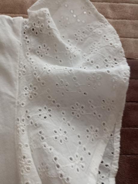 Biele tričko s madeirou veľ l, terranova,l