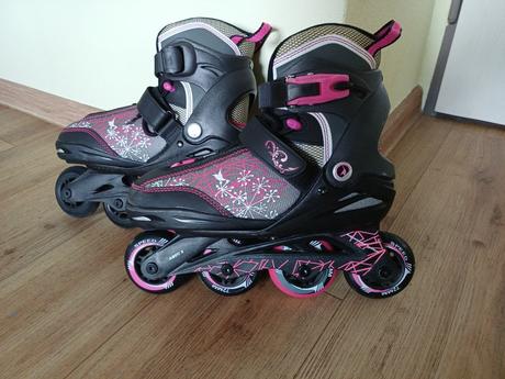 Dievčenské kolieskové korčule, veľkosť 33 - 37, crivit,33