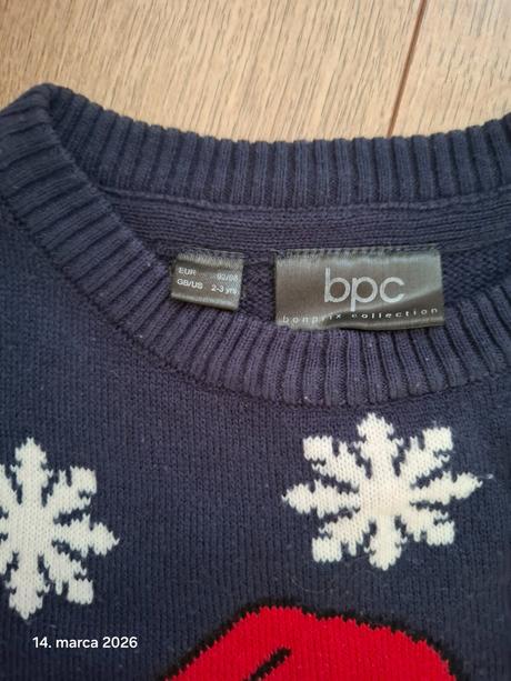 Vianočný pulóver, bonprix,92