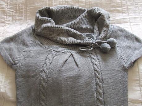 Šedé úpletové šatečky - nenosené, m