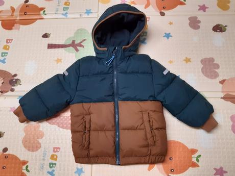 Zimná pufovaná bunda, h&m,104