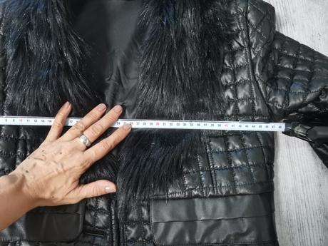 Kabát koženkový, m