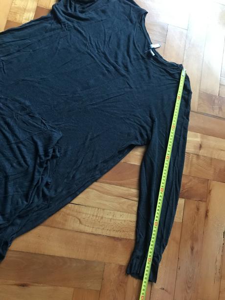 Šaty/tričko - asymetrické , veľ. l, h&m,l